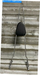 シーシーバー パッドXL 04-21 883/1200が付いているハーレーダビッドソンスポーツスターの高いクロムシスバー Harley Davidson Sportster Tall Chrome Sissy Bar With Pad XL 04-21 883/1200