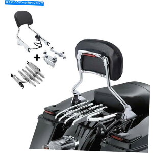 V[V[o[ Sissy BarוbNW /CghbLOtBbgn[[[hXg[gOCh09-13 12 Sissy Bar Luggage Rack w/Light Docking Fit For Harley Road Street Glide 09-13 12