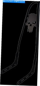 �V�[�V�[�o�[ �}�U�[�E�F������u���b�N�X�J��27 �I�[�g�o�CSissy Bar 18-20�n�[���[�\�t�gFLSL Motherwell Gloss Black Skull 27 Motorcycle Sissy Bar 18-20 Harley Softail FLSL�y���s�A���i�z