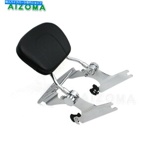 V[V[o[ Harley Suspay Fatay Fat Boy Flst̂߂̃NqSissy Bar̔w̉וI Chrome Passenger Sissy Bar Backrest Luggage Rack For Harley Softail Fat Boy FLST