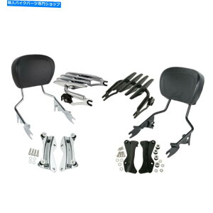 V[V[o[ n[[14-20̂߂̎O\ȔwSissyo[/וbN/hbLOn[hEFA Detachable Backrest Sissy Bar/ Luggage Rack/ Docking Hardware For Harley 14-20