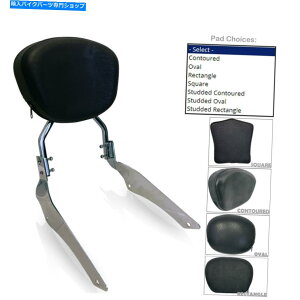 V[V[o[ 1998N}nvX^[650NVbN̂߂̗qN[̔wpbhSissy Bar Passenger Chrome Backrest Pad Sissy Bar for 1998-up Yamaha V Star 650 Classic