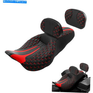 V[V[o[ n[[[hXg[gOCh09-21̂߂Sissyo[pbhtBbg̃hCo[̏Ȃ̍ Driver Passenger Seat with Sissy Bar Pad Fit For Harley Road Street Glide 09-21