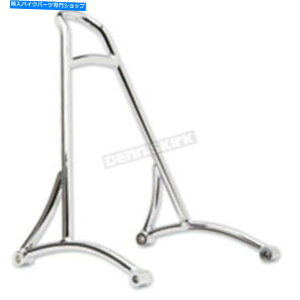 V[V[o[ o[uhChrome Short Sissy Bar W / O PAD - B13-1500C Burly Brand Chrome Short Sissy Bar w/o Pad - B13-1500C