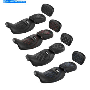�V�[�V�[�o�[ ���C�_�[����ȁ�Sissy Bar Pad Fit Harley Touring Road Glide 2009-2021 Rider Passenger Seat & Sissy Bar Pad Fit For Harley Touring Road Glide 2009-2021