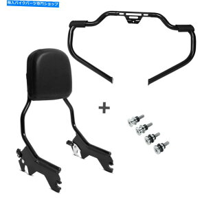 V[V[o[ Harley Suftail Standard 20-21̂߂Dockingkit +NbVo[STS21 Sissybarݒ肷 Set STS21 Sissybar with Dockingkit + Crash bar for Harley Softail Standard 20-21