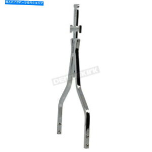 V[V[o[ TCNrW18 INBChrome Daggertud Sissy Bar Sticks - CV-8029 Cycle Visions 18 in. Chrome Daggertude Sissy Bar Sticks - CV-8029