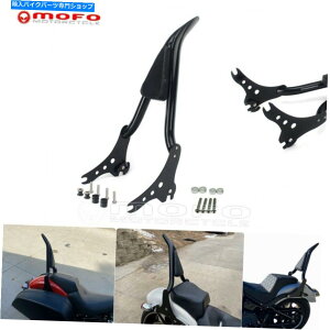 シーシーバー harley sissail slim flsl street bobデラックスflhcのための黒いSissy Barの背もたれキット Black Sissy Bar Backrest Kit For Harley Softail Slim FLSL Street Bob Deluxe FLHC