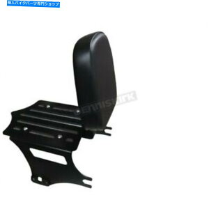 �V�[�V�[�o�[ BDD�u���b�N�X���b�g�V�P�f�B�o�[w /�ו����b�N���w������p2-up�Ȃ̂��߂̔w������ - 101-048-502 BDD Black Slot Sissy Bar w/Luggage Rack & Backrest for 2-Up Seats - 101-048-502�y���s�A���i�z