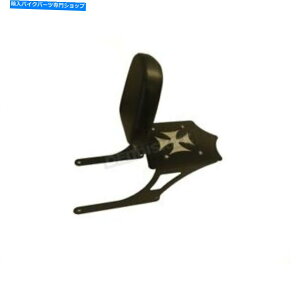 V[V[o[ BDDubNNXV[V[o[w /וbNŵ߂2 - AbvV[g - 101-037-506 BDD Black Cross Sissy Bar w/Luggage Rack & Backrest for 2-Up Seats - 101-037-506