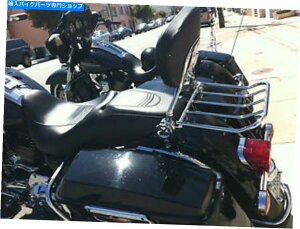 V[V[o[ V2|CghbLOn[hEFALbg+wSissy Bar W / Touring 09-13 NEW 2point docking Hardware kit+ backrest sissy bar w/rack for HD Touring 09-13