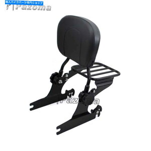 V[V[o[ n[[\tgWFXST 00-05̂߂Sissy Barq̔w̉וbN Sissy Bar Passenger Backrest Luggage Rack For Harley Softail Standard FXST 00-05