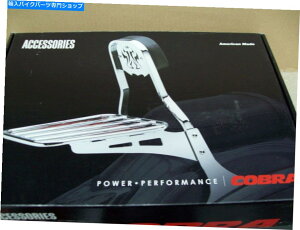 V[V[o[ ANos Cobra Short Square Sissybar W / PAD 2001-2007 VT750DCVhEXsbg02-5616 ,NOS Cobra Short Square Sissybar W/ Pad 2001-2007 VT750DC Shadow Spirit 02-5616