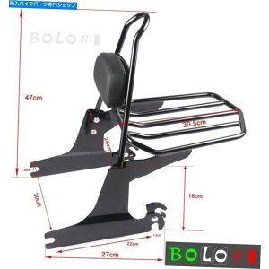 V[V[o[ n[[n[[t@bg{[CFLSTF / FXST FXSTB̔wSissy BarוbN Backrest Sissy Bar & Luggage Rack For Harley Harley Fat Boy FLSTF / FXST FXSTB