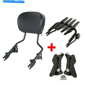 V[V[o[ wSissy BarוbN+hbLOtBbgn[[[hXg[gOCh14-19 Backrest Sissy Bar Luggage Rack + Docking Fit For Harley Road Street Glide 14-19