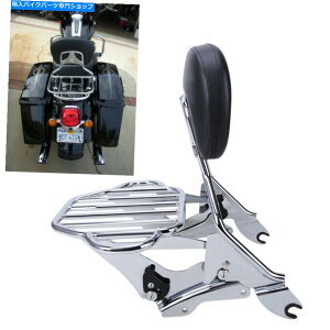 V[V[o[ Harley 2014-2021̂߂̃NobNXgEVeBo[/וbN/hbLOn[hEFA CHROME Backrest Sissy Bar / Luggage Rack / Docking Hardware For Harley 2014-2021