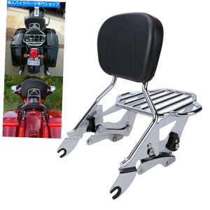 V[V[o[ wSissyo[/וbN/hbLOn[hEFApn[[[hOChFLH Backrest Sissy Bar / Luggage Rack / Docking Hardware For Harley Road Glide FLH