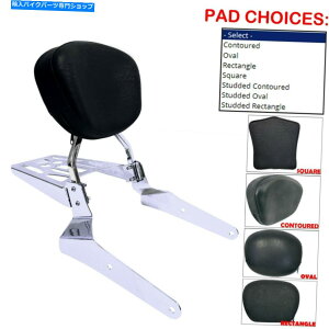 V[V[o[ 2002N}n[hX^[mXV1700̂߂̉וbNSissy Bar̔w Sissy Bar Backrest with Luggage Rack for 2002-up Yamaha Road Star Warrior XV1700