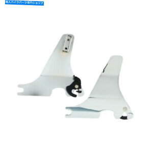 V[V[o[ Sissy BarTChv[gA[ouN[An[[ - _rbh\X|[cX^[04-20 Sissy BAR Side Plates, Removable Chrome, For Harley-Davidson Sportster 04-20