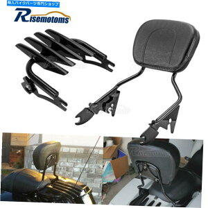 V[V[o[ ubN̏qSissy Bar̔wW /n[[EGNgXOCh09-21 Black Passenger Sissy Bar Backrests W/Rack For Harley Electra Street Glide 09-21