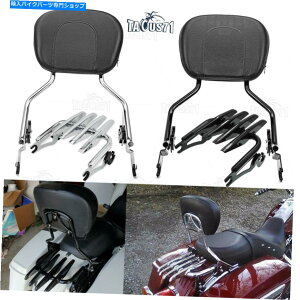 V[V[o[ q̔ẅo[/XeXוbNtBbg09 upn[[c[O Passenger Backrest Sissy Bar / Stealth Luggage Rack Fit For 09-UP Harley Touring