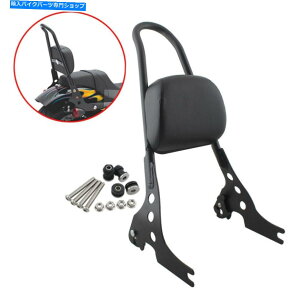 �V�[�V�[�o�[ �n�[���[�X�|�[�c�X�^�[1200 883 2004�A�b�v Passenger Backrest Pad Sissy Bar Cushion For Harley Sportster 1200 883 2004-up