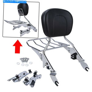 V[V[o[ hbLOn[hEFA/וbNSissy Bar Rackrest for Harley Touring 14-2021 Docking Hardware/ Luggage Rack Sissy Bar Backrest Fit For Harley Touring 14-2021