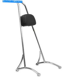 V[V[o[ n[[X|[cX^[04-20̂߂̔w̃pbhtĂo[uh̃N̔w̍sissỹo[ Burly Brand Chrome Tall Sissy Bar with Backrest Pad for Harley Sportster 04-20