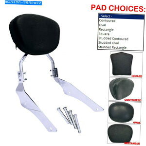 V[V[o[ Chrome PassengerNbVobNXgoCXg[Xg[Xo[1998N}nVX^[650JX^ Chrome Passenger Cushion Backrest Sissy Bar for 1998-up Yamaha V Star 650 Custom