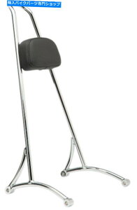 V[V[o[ o[N[̍20C`̔w̍Sissy Bar̔wꃏs[Xn[[_Ci2006-2017 Burly Chrome Tall 20" Tall Sissy Bar Backrest One-Piece Harley Dyna 2006-2017
