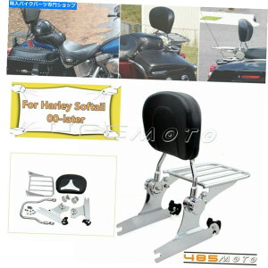 V[V[o[ n[[\tgFLSTN FLSTC 00-UPO\Sissy BarobNXgוbN For Harley Softail FLSTN FLSTC 00-UP Detachable Sissy Bar Backrest Luggage Rack