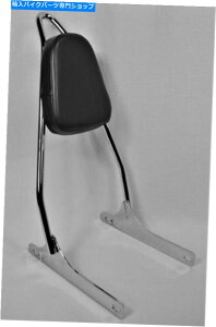 V[V[o[ Chrome 2006-2017 PADA18 "Dyna Sissy Bar CHROME 2006-2017 Dyna Sissy Bar WITH PAD, 18"