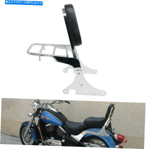 V[V[o[ vulcan VN400 VN800 1996-2005̂߂̉וbNƔw̃o[ Backrest Sissy Bar with Luggage Rack For Kawasaki Vulcan VN400 VN800 1996-2005