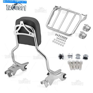 V[V[o[ 18-21b{uFXFBS̎O\ȔwSissy Bar +וbN+hbLOLbg For 18-21 Fat Bob FXFBS Detachable Backrest Sissy Bar+ Luggage Rack+Docking Kit