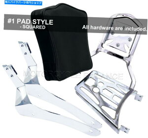 V[V[o[ }nV-STAR 950 1300qSissy BarobNXgbObNN Yamaha V-Star 950 1300 Passenger Sissy Bar Back Rest with Luggage Rack Chrome