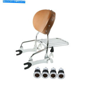 V[V[o[ 12C`̔wSissy Bar Rack + Mount Spools̓Ch̃`[tn̂߂ɃtBbg16-18 12" Backrest Sissy Bar Rack + Mount Spools Fit For Indian Chief Dark Horse 16-18