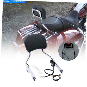 V[V[o[ Sissy Bar̔w̒u[LCgtBbgn[[[hXg[gOCh09-13 Sissy Bar Backrest Upright Brake Light Fit For Harley Road Street Glide 09-13
