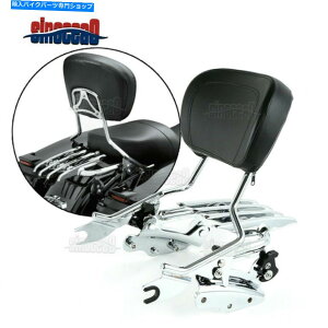 V[V[o[ Chromeq@Sissy Bar Pad +וbN+n[[c[O09-13̂߂̃hbLO Chrome Passenger Sissy Bar Pad + Luggage Rack + Docking For Harley Touring 09-13
