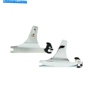 V[V[o[ Sissy BarTChv[gA[ouN[An[[ - _rbh\84-99 Sissy BAR Side Plates, Removable Chrome, For Harley-Davidson 84-99