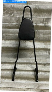 シーシーバー パッドXL 94-03 883/1200が付いているハーレーダビッドソンスポーツスターショートブラックサイズバー Harley Davidson Sportster Short Black Sissy Bar With Pad XL 94-03 883/1200