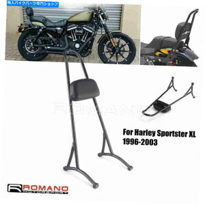 V[V[o[ 1996N2003Nn[[X|[cX^[XL 20uqobNXgEV[V[o[W /ubN For 1996-2003 Harley Sportster XL 20" Passenger Backrest Sissy Bar w/ Pad Black