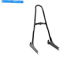 シーシーバー ワンピースSissy Bar Black、Harley Davidsonオートバイのための、V-Twin One Piece Sissy Bar Black,for Harley Davidson motorcycles,by V-Twin