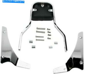 シーシーバー 04-08ホンダVTX1800Nコブラスクエア14 "パッド付き短いSissy Bar 02-5665 04-08 Honda VTX1800N Cobra Square 14" Short Sissy Bar with Pad 02-5665