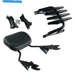 V[V[o[ Harley 2014-2020 Black Backrest Sissy BarוbÑhbLOn[hEFA Fit for Harley 2014-2020 Black Backrest Sissy Bar Luggage Rack Docking Hardware