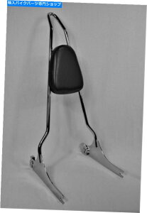 V[V[o[ Chrome 2010-2017ChOCh/b{uNCbN[XSissy Bar with Pad-24 " CHROME 2010-2017 Wide Glide/Fat Bob Quick Release Sissy Bar WITH PAD- 24"