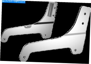V[V[o[ hbOXyV[N[EhSissy BarTChv[g - AJCh1504-0068 Drag Specialties Chrome Round Sissy Bar Side Plates - USA Made 1504-0068