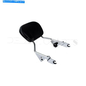 V[V[o[ Electra Glide 09-19ENobNXgSissy BarƃubNpbh Fit for Electra Glide 09-19 Right Side Chrome Backrest Sissy Bar and Black Pad