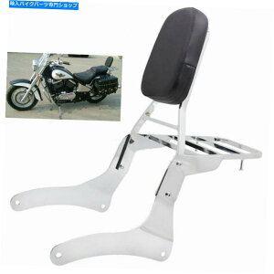 V[V[o[ vulcan VN900NVbNJX^̂߂̃NobNXgSissyo[וbN Chrome Backrest Sissy Bar Luggage Rack For Kawasaki Vulcan VN900 Classic Custom