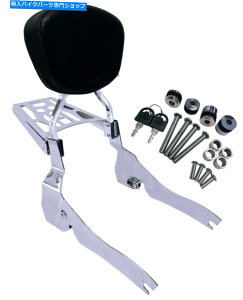 V[V[o[ }nV-STAR 1100̂߂̉וbNtĂO\Sissy Bar̔w Detachable Sissy Bar Backrest with Luggage Rack for Yamaha V-Star 1100