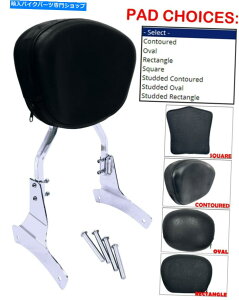 V[V[o[ 1997Nւ̗qNobNXgSissyo[ - z_VhEG[XVT750fbNX Passenger Chrome Backrest Sissy Bar for 1997-up Honda Shadow Ace VT750 Deluxe